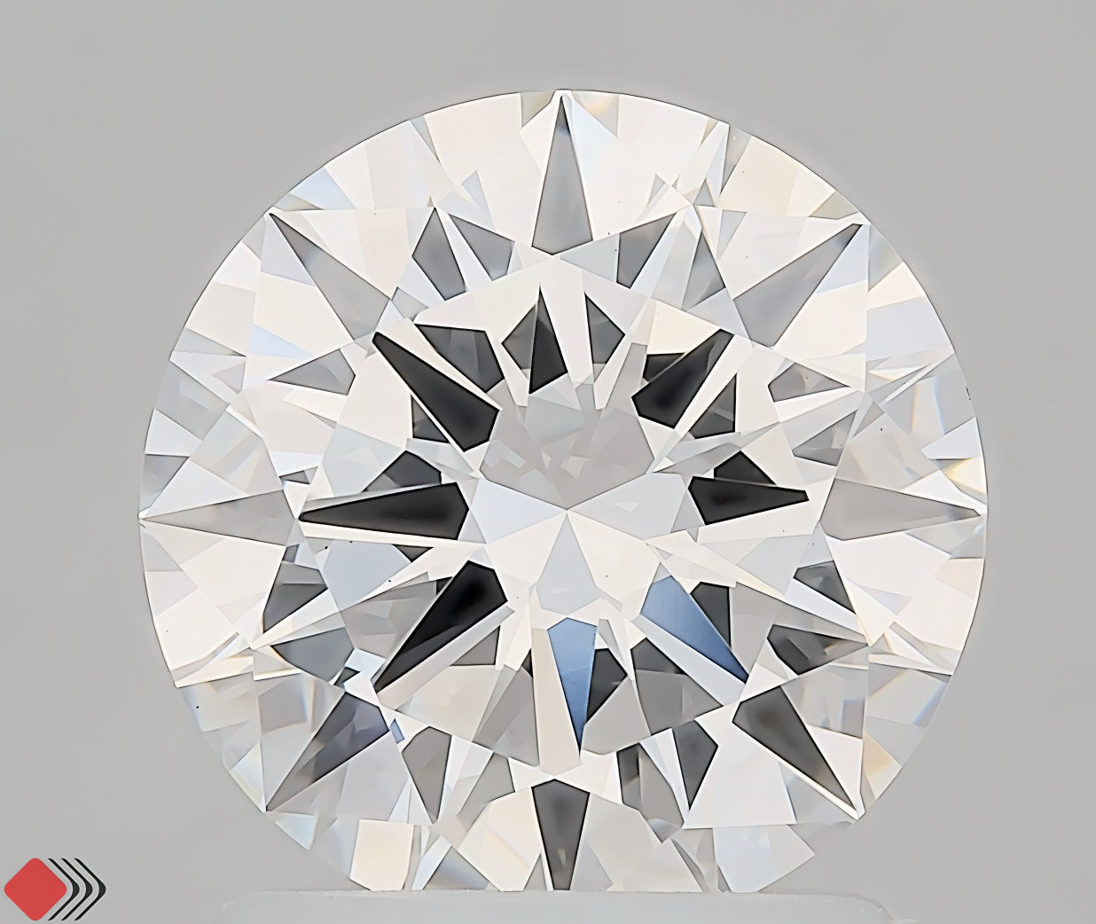 Round Lab Created Diamond