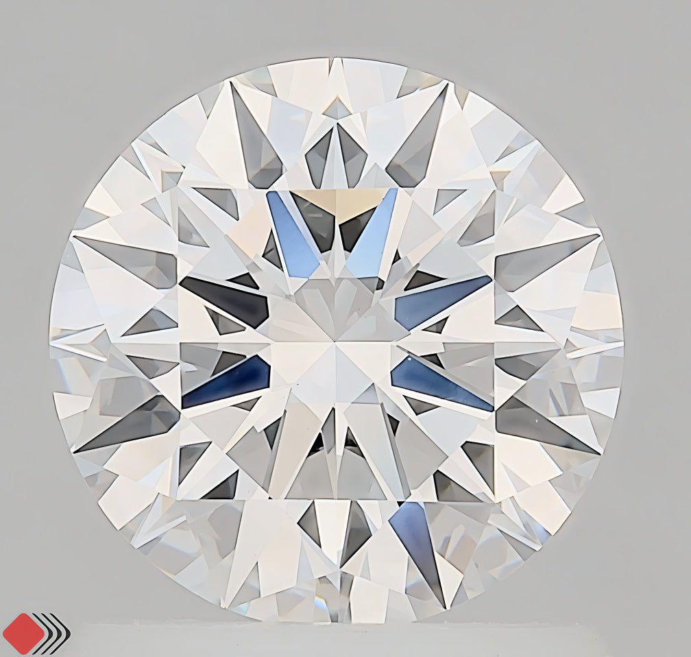 Round Lab Created Diamond