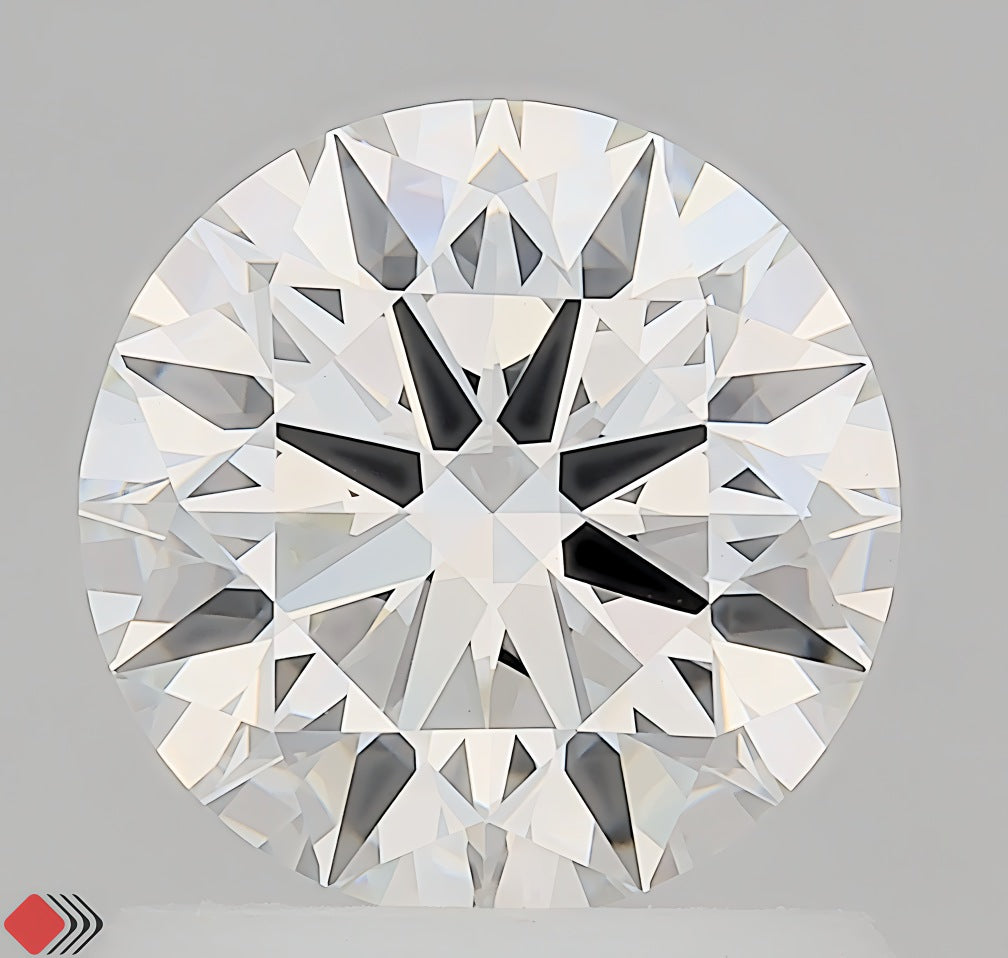 Round Lab Created Diamond