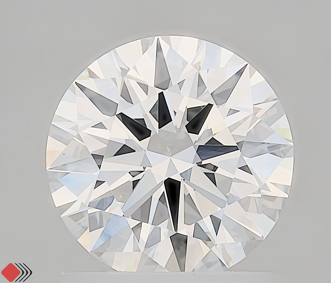 Round Lab Created Diamond