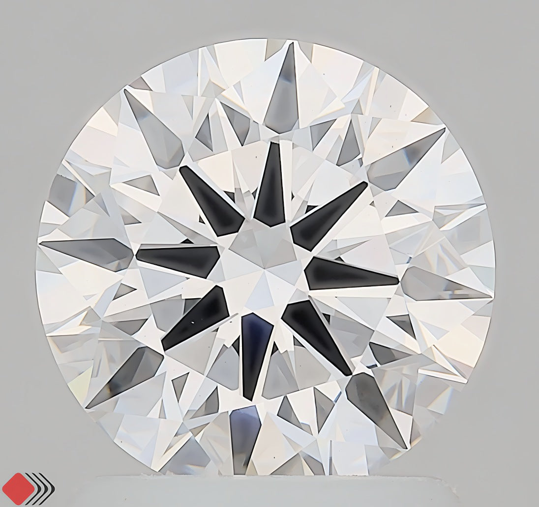 Round Lab Created Diamond
