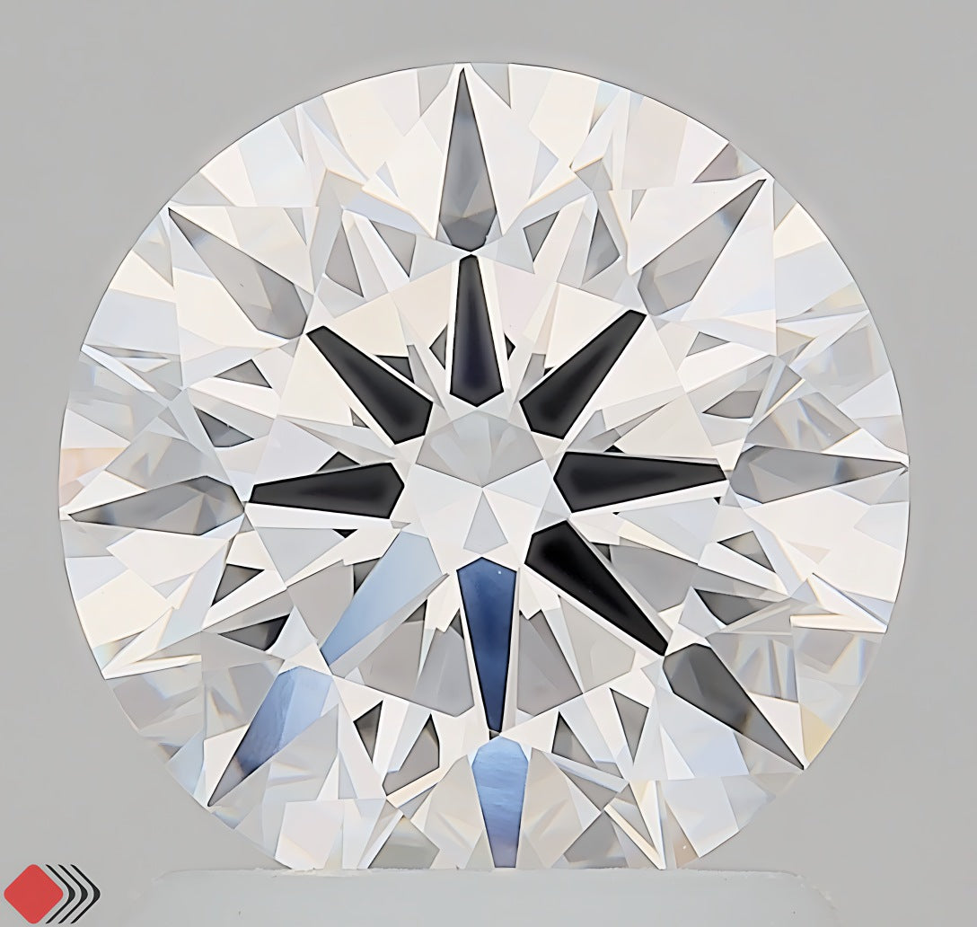 Round Lab Created Diamond