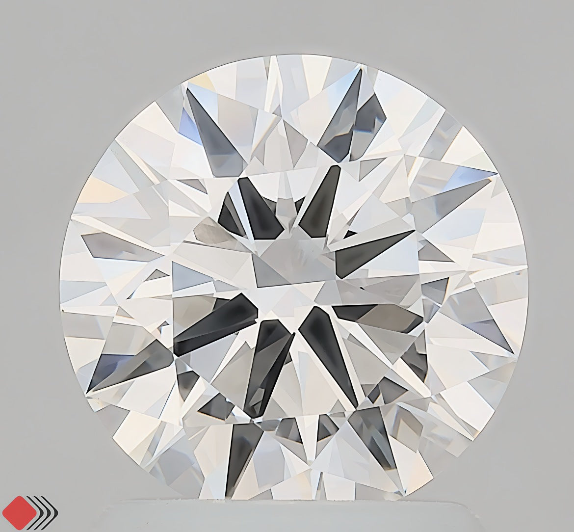 Round Lab Created Diamond