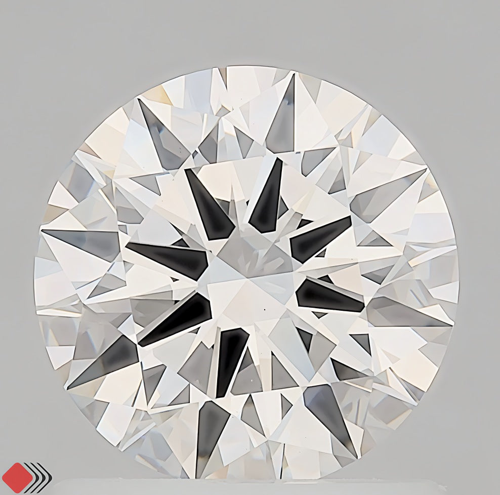 Round Lab Created Diamond
