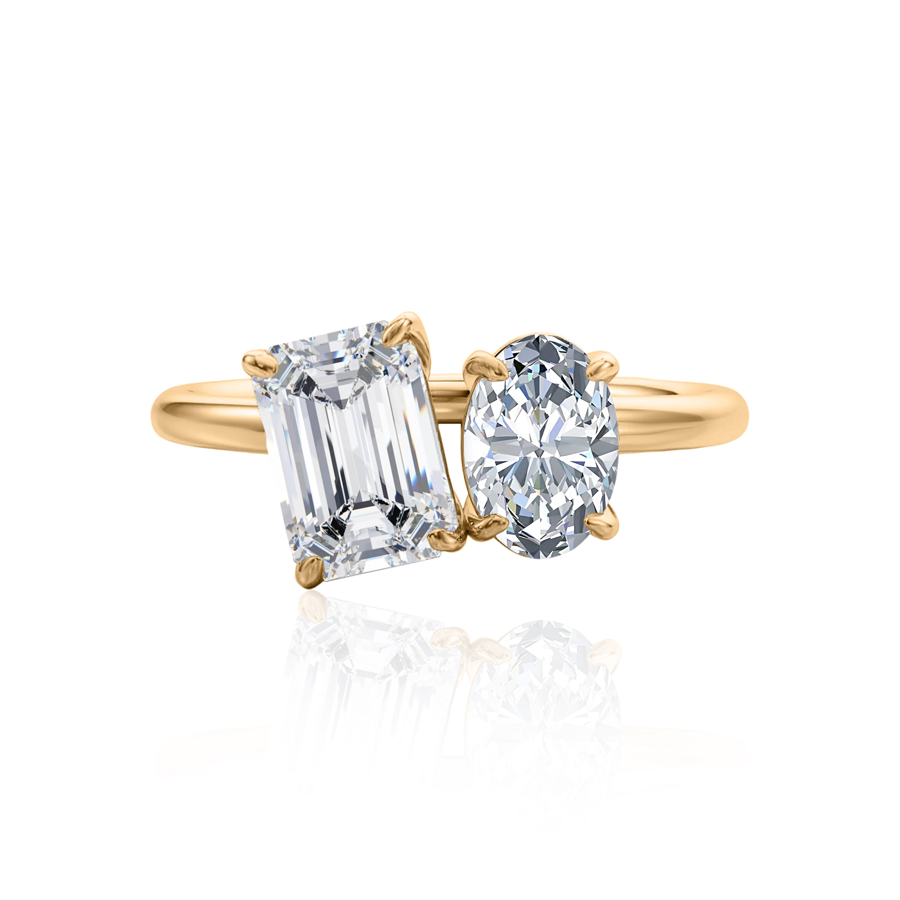 #Metal_14K Yellow Gold#Shape_Emerald#Metal_18K Yellow Gold