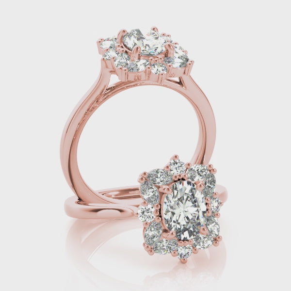 #Metal_14K Rose Gold#Shape_Oval