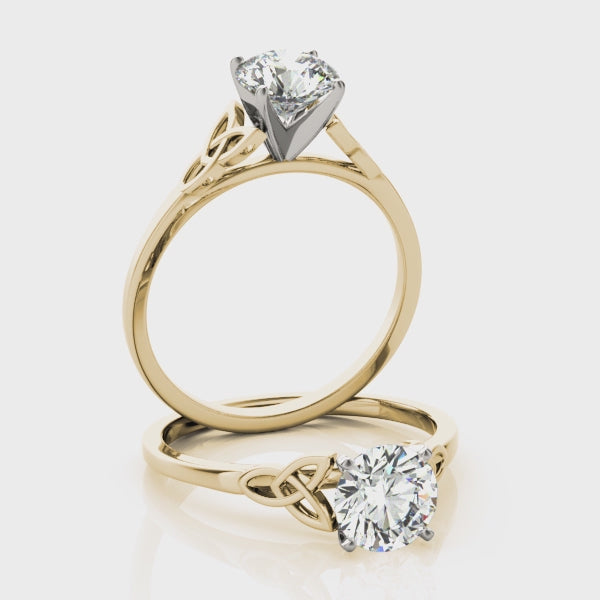 #Metal_14K Yellow Gold#Shape_Round