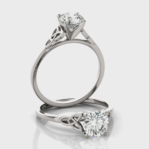 #Metal_14K White Gold#Shape_Round