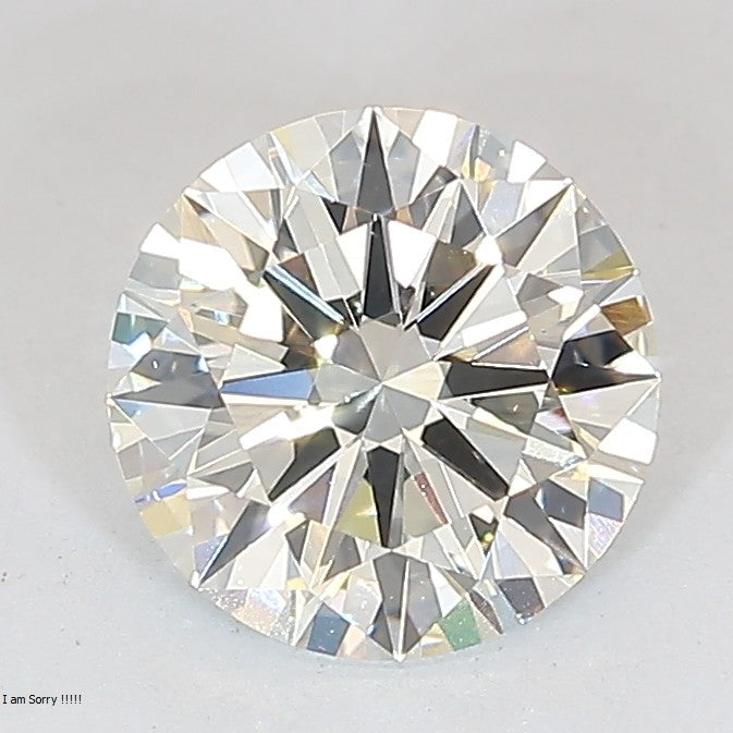 Round Lab Created Diamond
