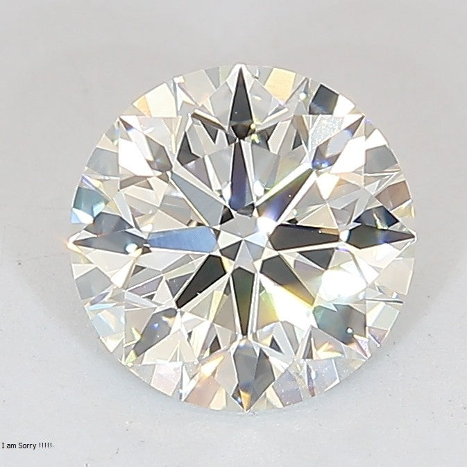 Round Lab Created Diamond