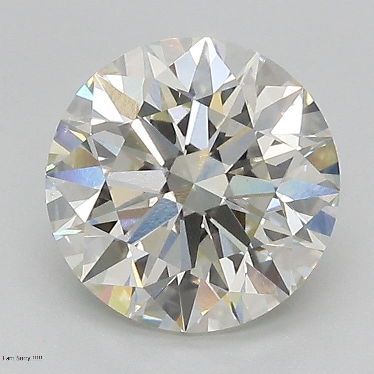 Round Lab Created Diamond