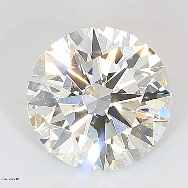 Round Lab Created Diamond