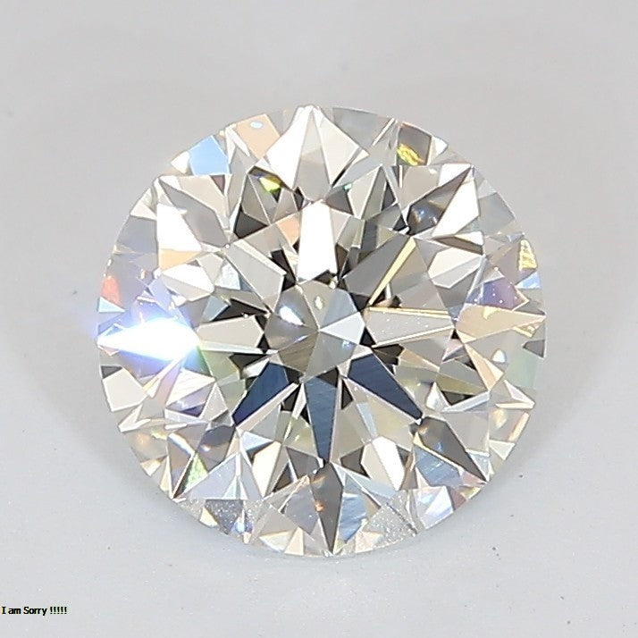 Round Lab Created Diamond