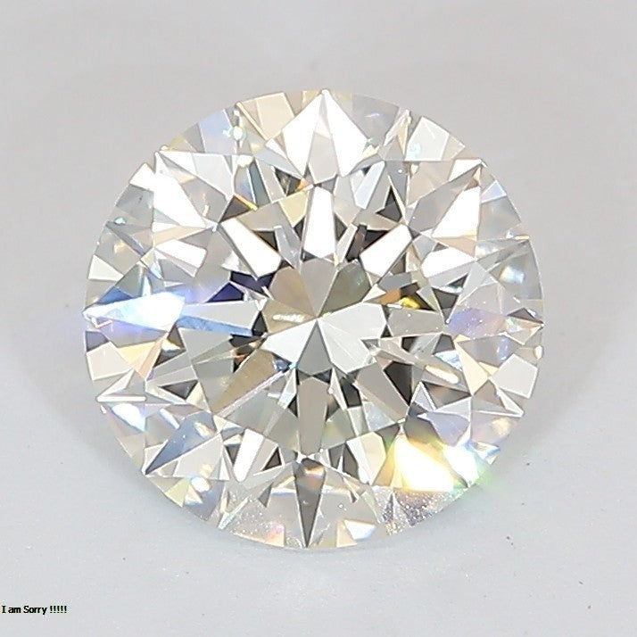 Round Lab Created Diamond
