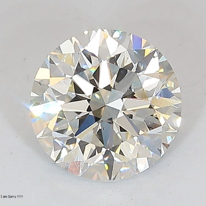 Round Lab Created Diamond