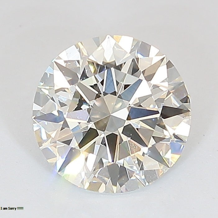 Round Lab Created Diamond