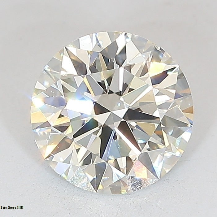 Round Lab Created Diamond