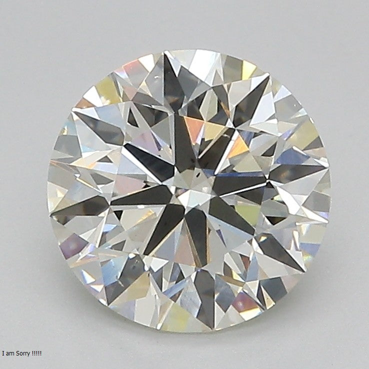 Round Lab Created Diamond