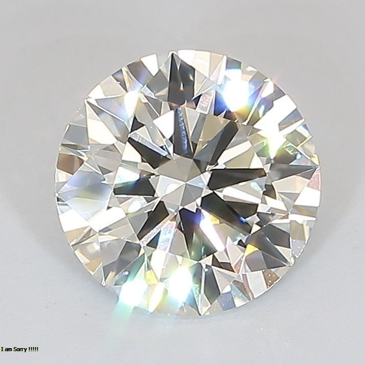 Round Lab Created Diamond