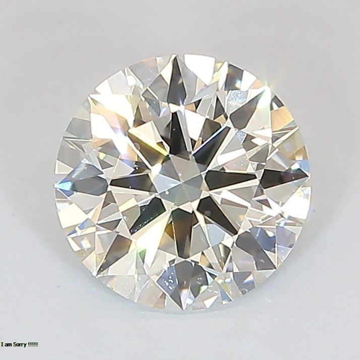 Round Lab Created Diamond