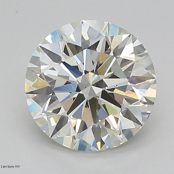 Round Lab Created Diamond