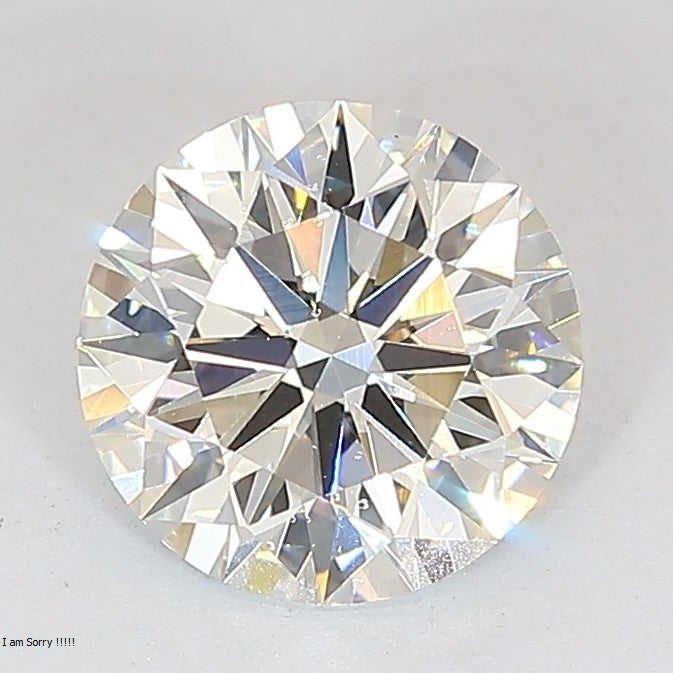 Round Lab Created Diamond