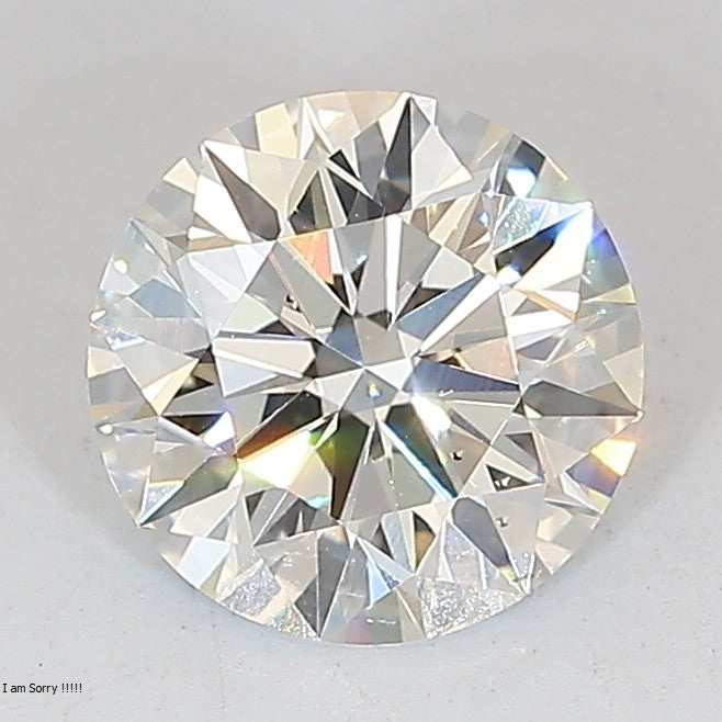 Round Lab Created Diamond