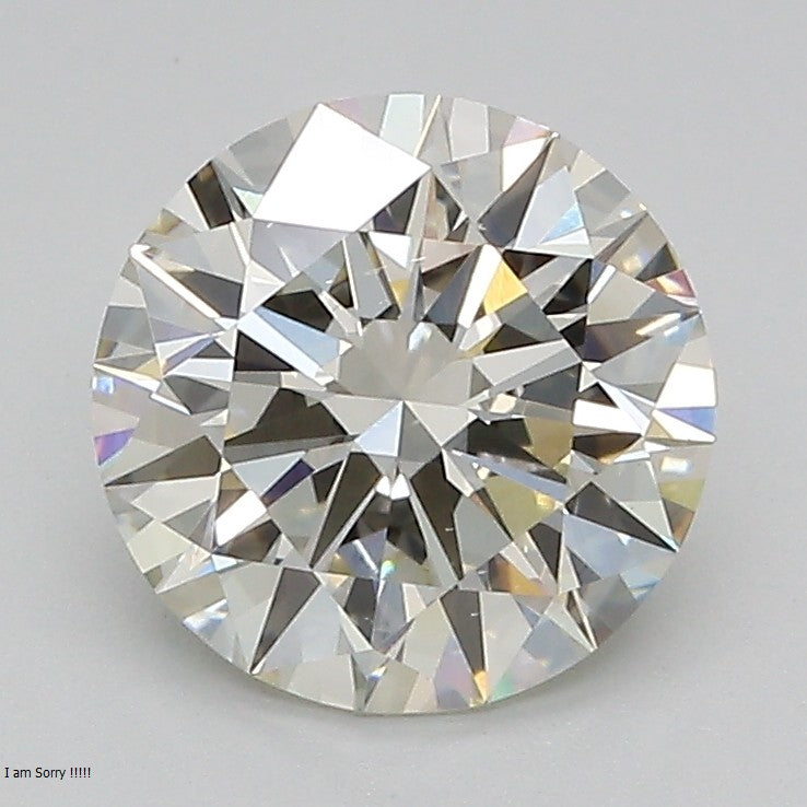 Round Lab Created Diamond
