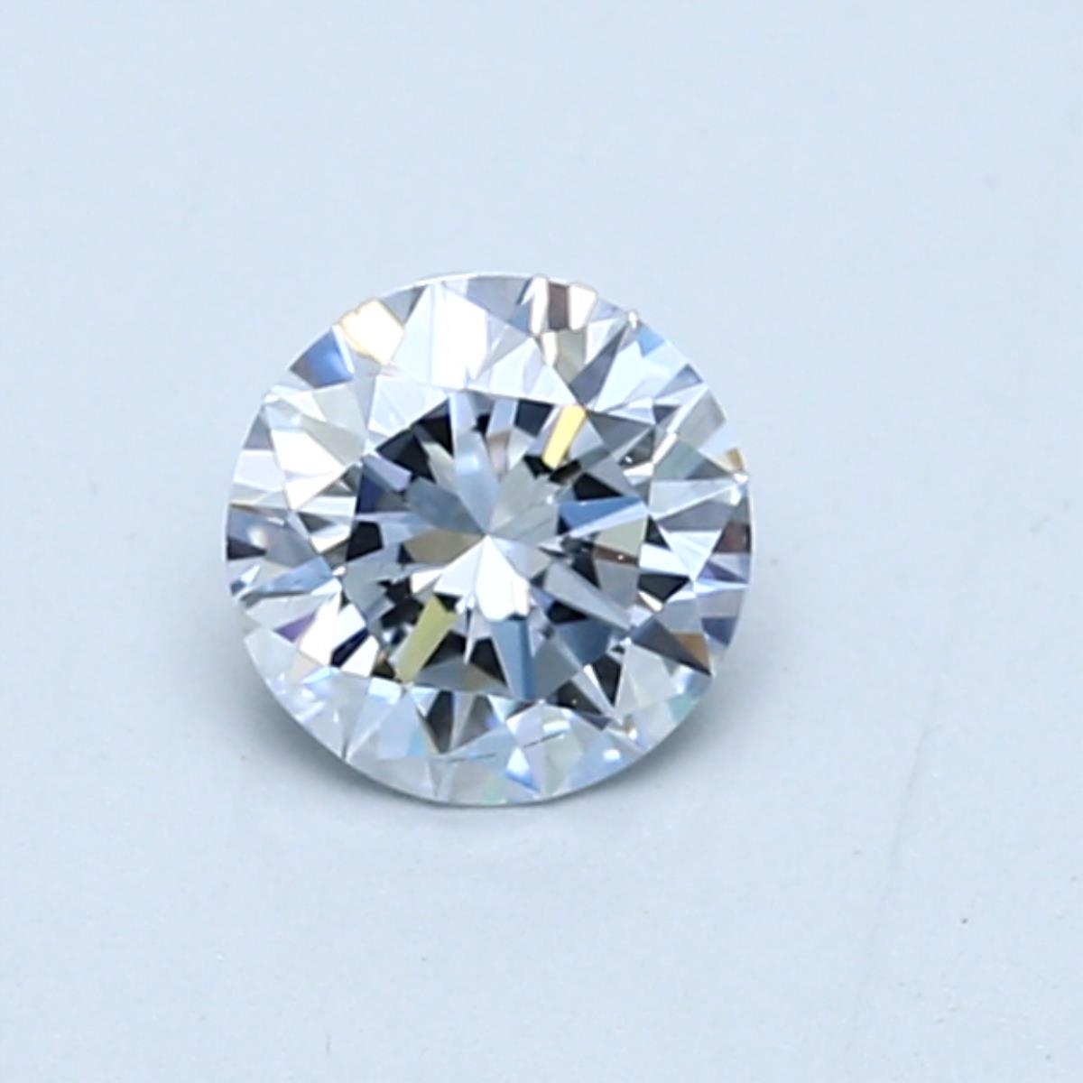 Round Lab Created Diamond