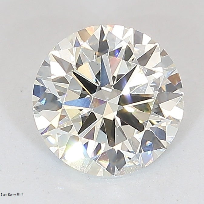 Round Lab Created Diamond