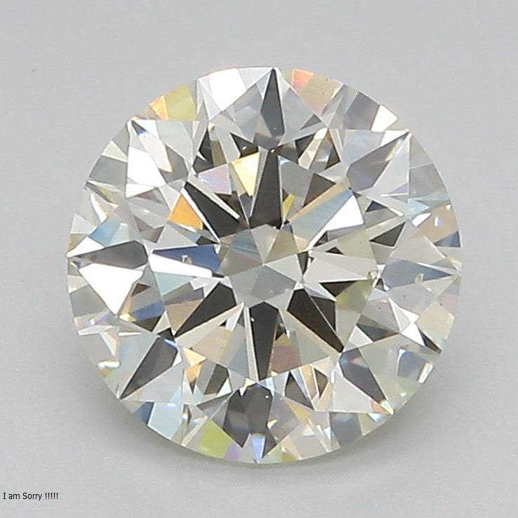 Round Lab Created Diamond