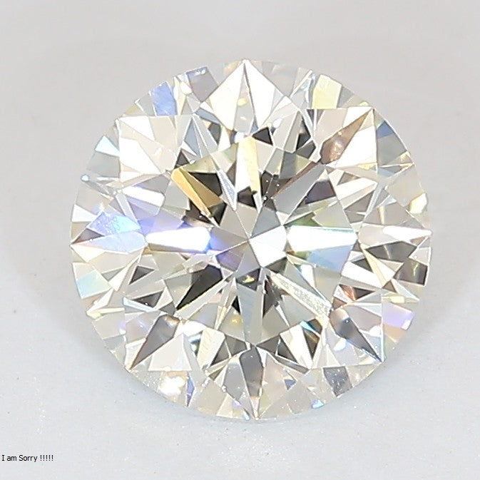 Round Lab Created Diamond