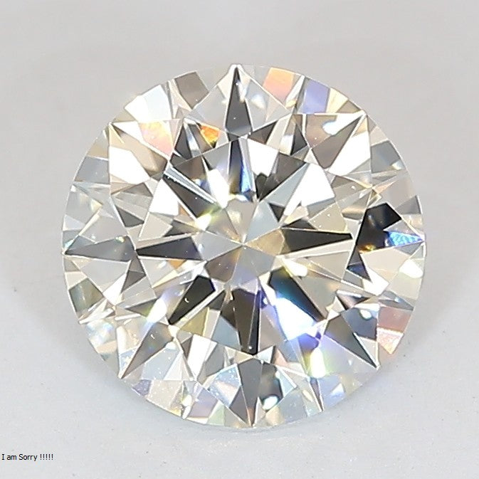 Round Lab Created Diamond