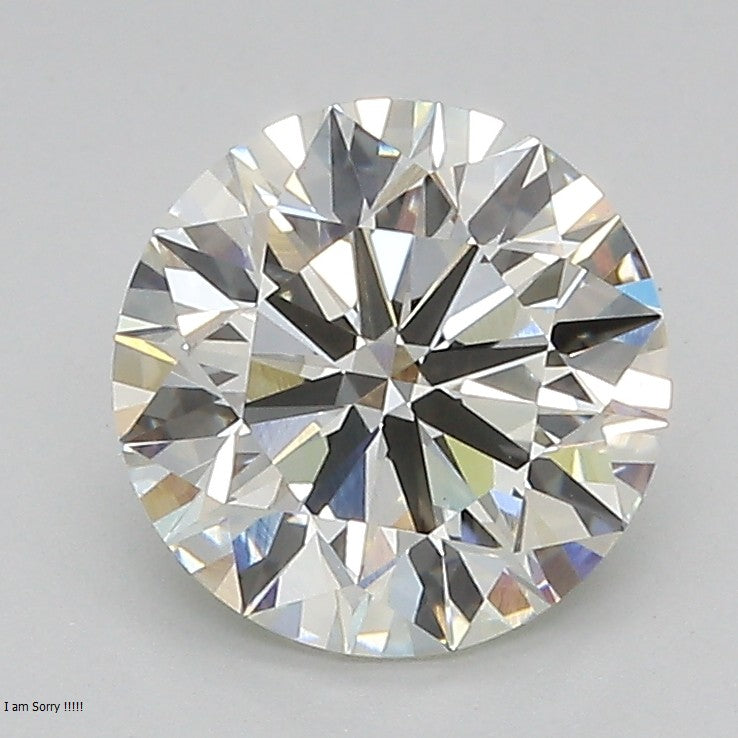 Round Lab Created Diamond