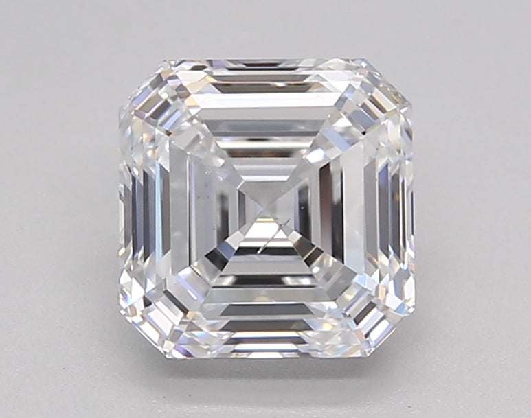 SQUARE Emerald Lab Created Diamond