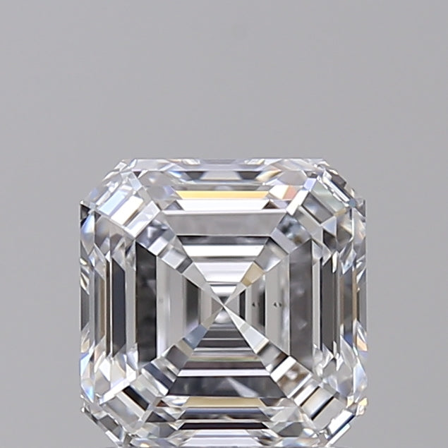SQUARE Emerald Lab Created Diamond