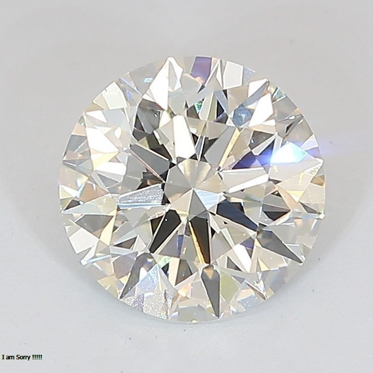 Round Lab Created Diamond
