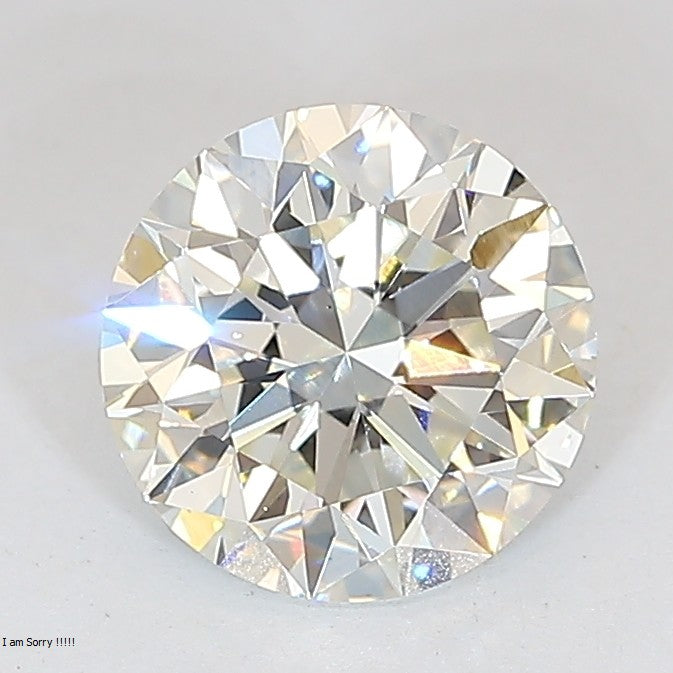 Round Lab Created Diamond