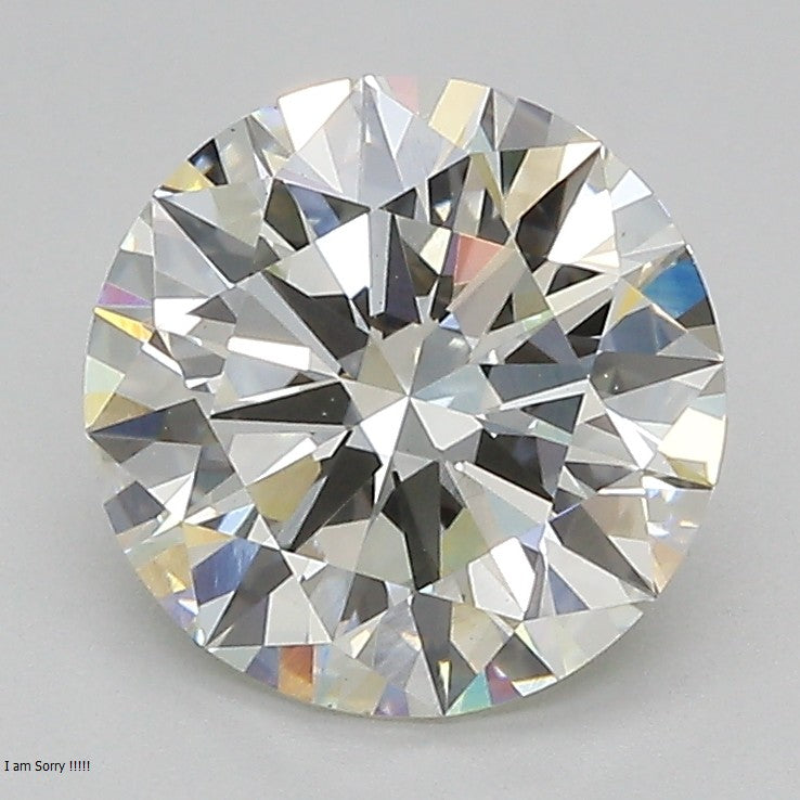 Round Lab Created Diamond