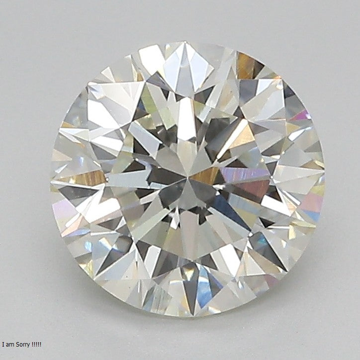 Round Lab Created Diamond