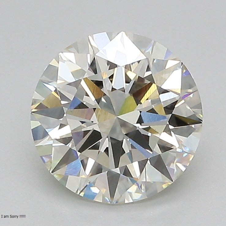 Round Lab Created Diamond