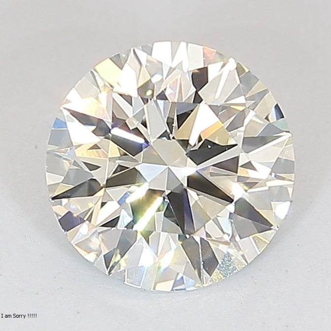 Round Lab Created Diamond