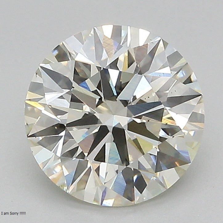 Round Lab Created Diamond
