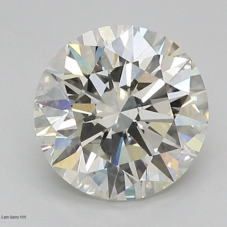 Round Lab Created Diamond