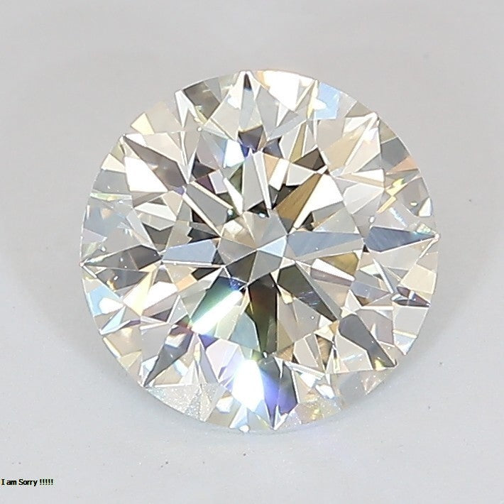 Round Lab Created Diamond