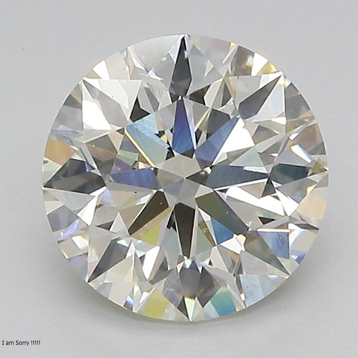 Round Lab Created Diamond