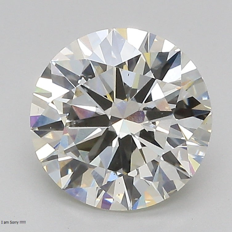Round Lab Created Diamond