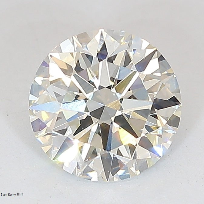 Round Lab Created Diamond