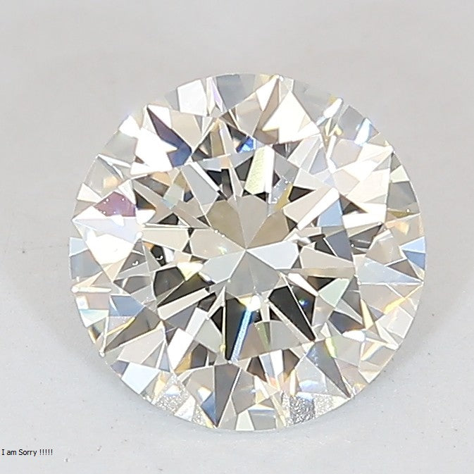 Round Lab Created Diamond