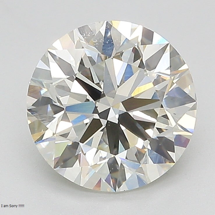 Round Lab Created Diamond